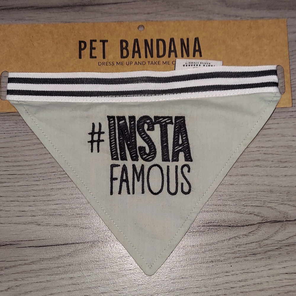 Pet #Instafamous Bandana